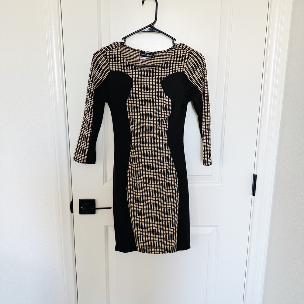 French Atmosphere Black Dress Bodycon